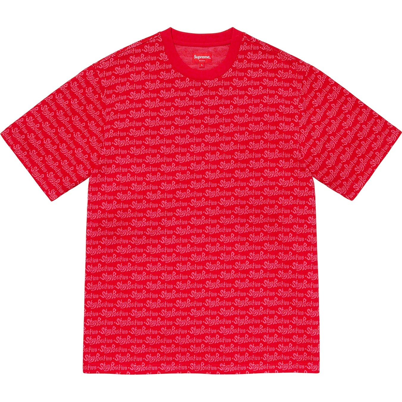 Stay Positive Jacquard S/S Top view 5